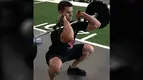 Front Squat Using Straps