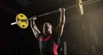 Man doing overhead press