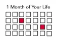 1 month of your life