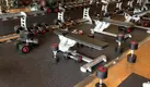 A gym with weights everywhere