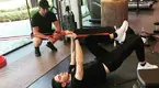 F1 Performance Coach Tom Clark training driver Esteban Ocon