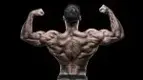 bodybuilder back pose