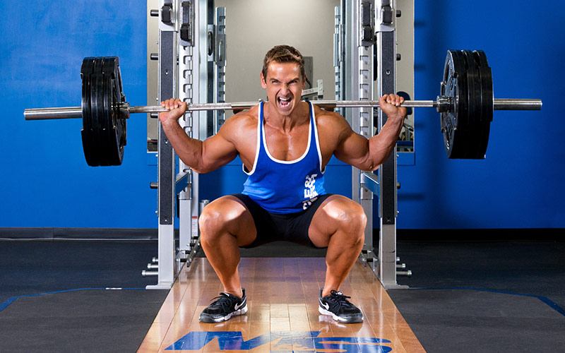 Man Squatting