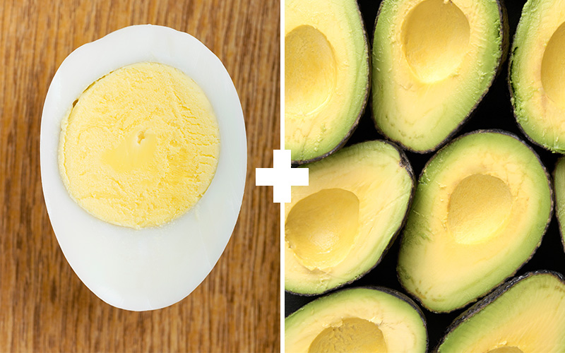 5 Muscle Building Meals To Eat Before You Sleep - Deviled Avocado Eggs